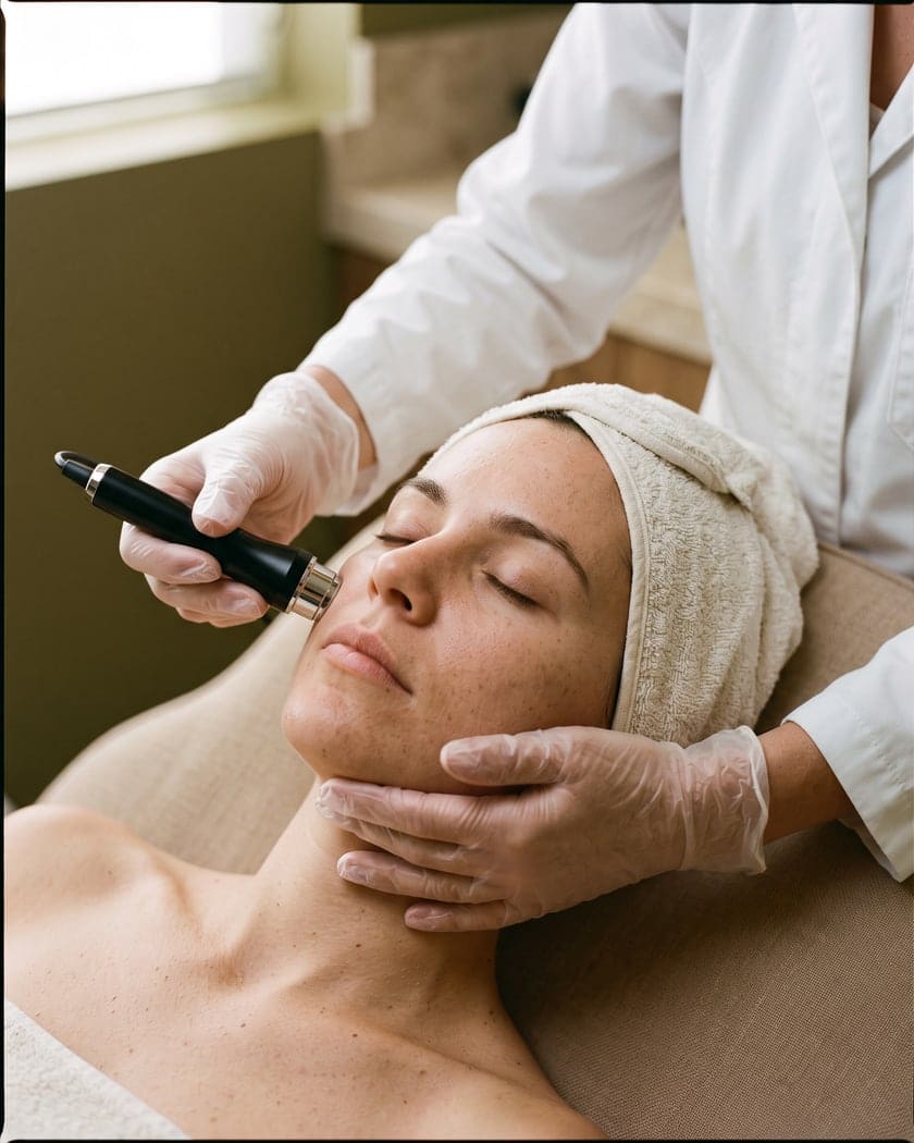 Sesión con aparatología facial
